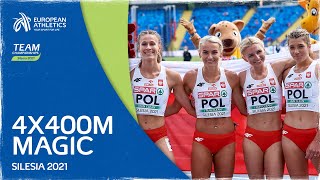 Poland’s 4x400m Masterclass  Team Championships 2021 [upl. by Dnamron342]