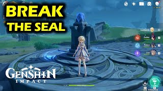 How To Break the Seal in Stormterrors Lair Puzzle  Light Guiding Ceremony  Genshin Impact [upl. by Iene574]