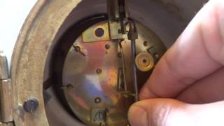 Installing the pendulum on a clock after shipping [upl. by Zemaj]