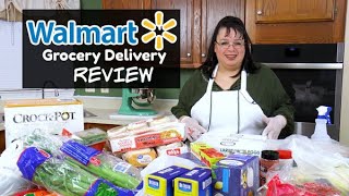 Walmart Grocery Delivery Review  Ordering Grocery Delivery from Walmart  Grocery Shopping Haul [upl. by Tenenbaum]