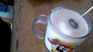 Aerolatte Review Frothing Cold Milk In Under 1 Minute [upl. by Ruvolo]