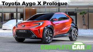 Toyota Aygo X Prologue previews new compact crossover [upl. by Marga374]