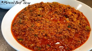 How to make Minced Meat Stew  Minced Beef Stew Recipe Minced Sauce [upl. by Eileen]